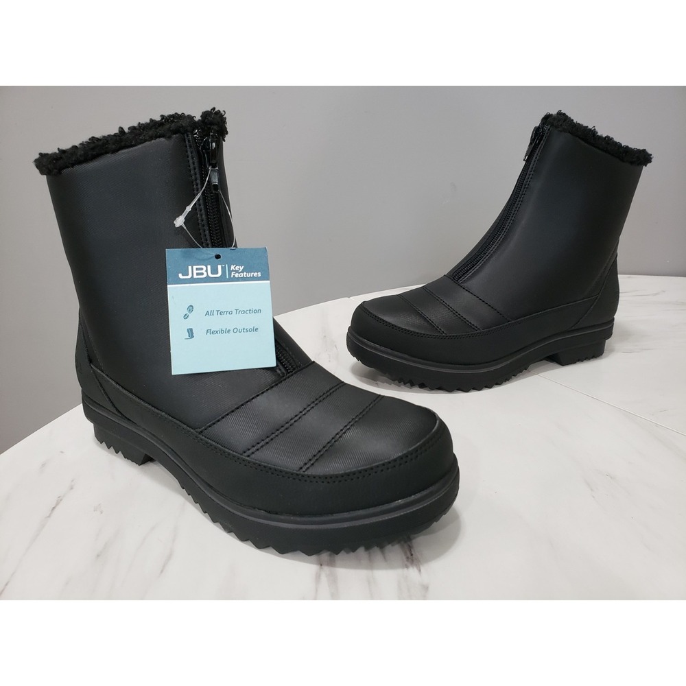 NEW NO BOX SIZE 7 JBU Women's Black‎ Snowbound Zip Cold-Weather Boots Snow Ankle